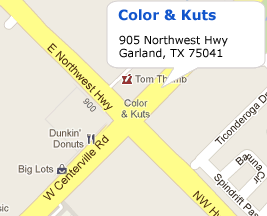 Color & Kuts Map - Directions